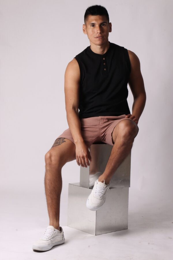 Musculosa Henley Tank