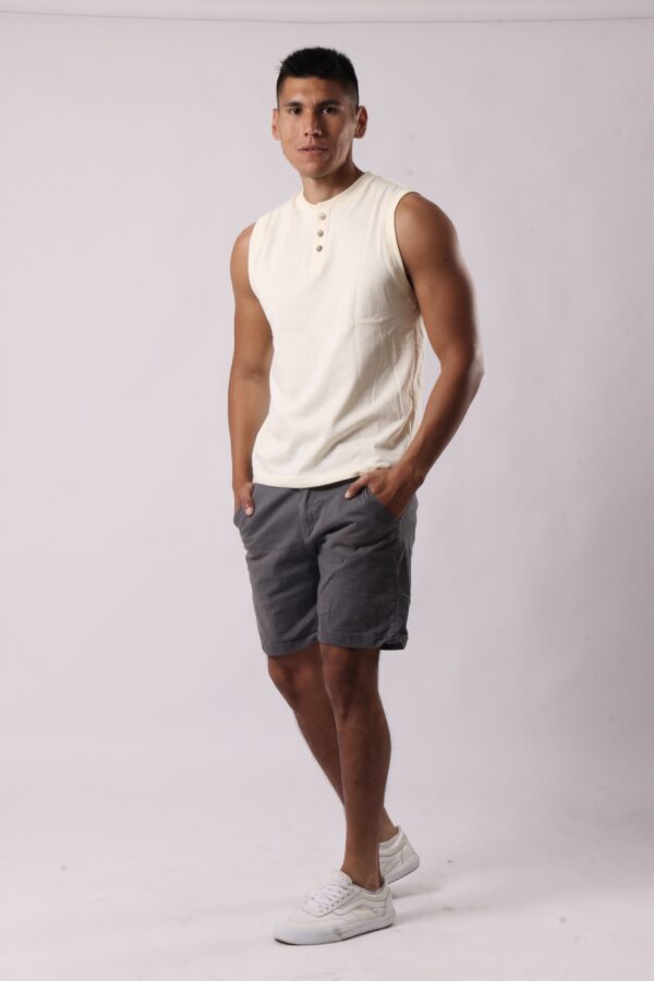 Musculosa Henley Tank