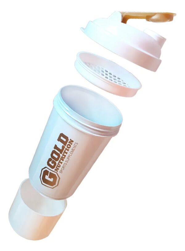 Vaso Shaker Plus 2 en 1 Gold Nutrition
