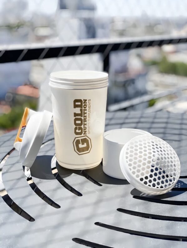 Vaso Shaker Plus 2 en 1 Gold Nutrition