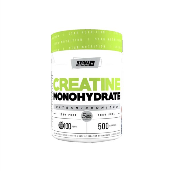 Creatina En Pote Monohidratada Star Nutrition 500g Sin Sabor